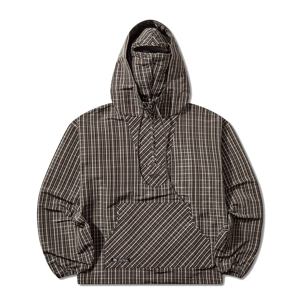 CHECKED MASKED ANORAK