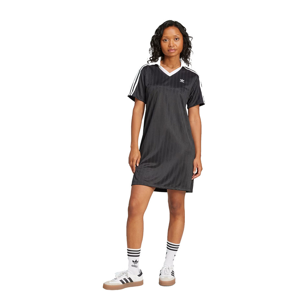 ADICOLOR FOOTBALL JACQUARD V-NECK DRESS