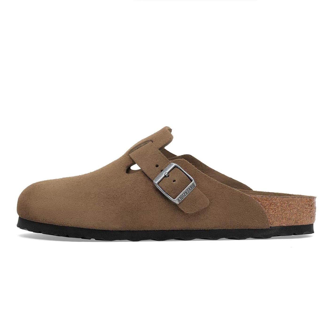 BOSTON SOFT FOOTBED DARK TEA TONAL SUEDE LEATHER