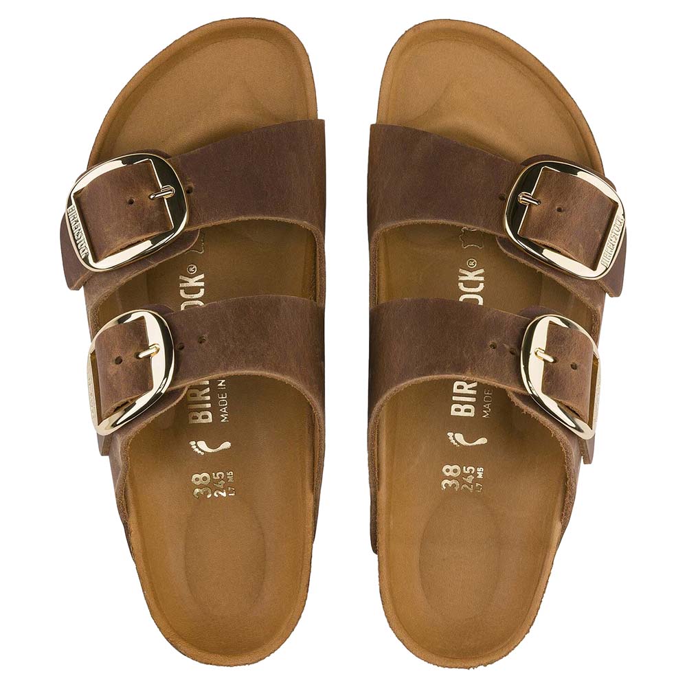 ARIZONA BIG BUCKLE OILED LEATHER COGNAC