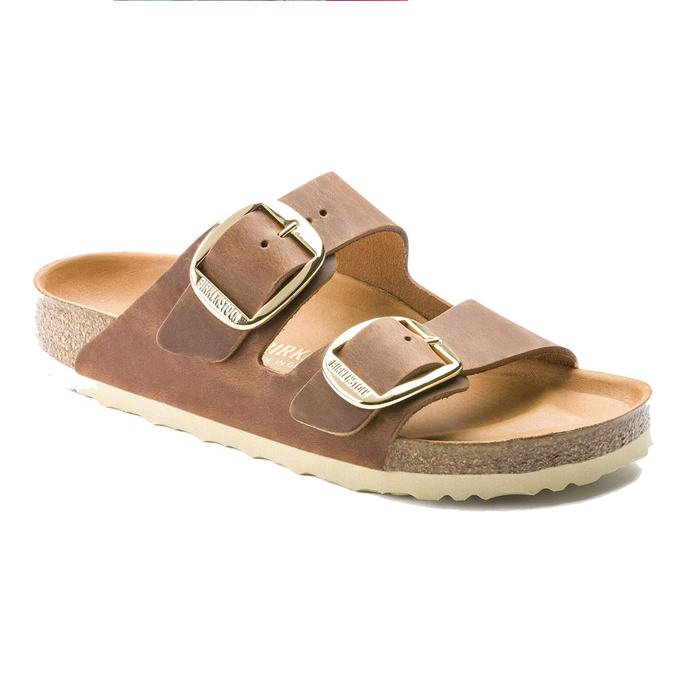 ARIZONA BIG BUCKLE OILED LEATHER COGNAC