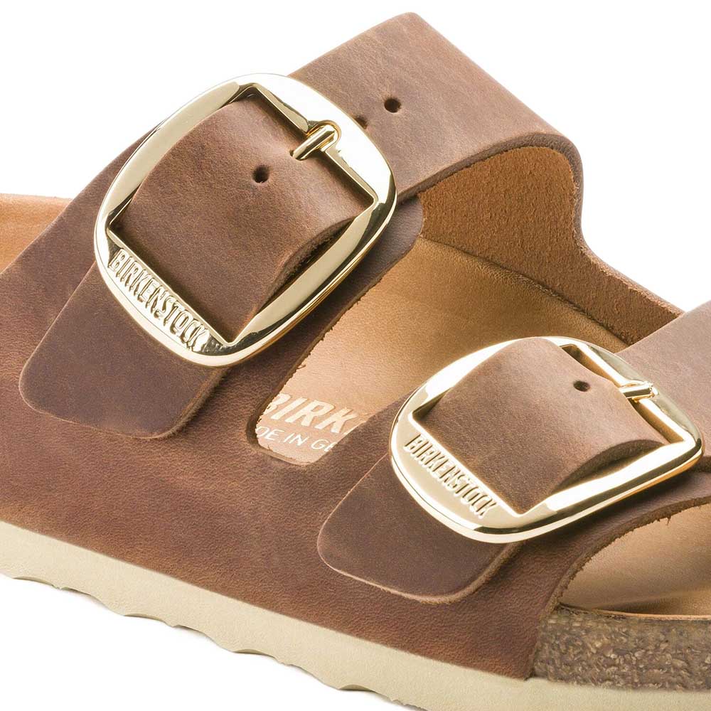 ARIZONA BIG BUCKLE OILED LEATHER COGNAC