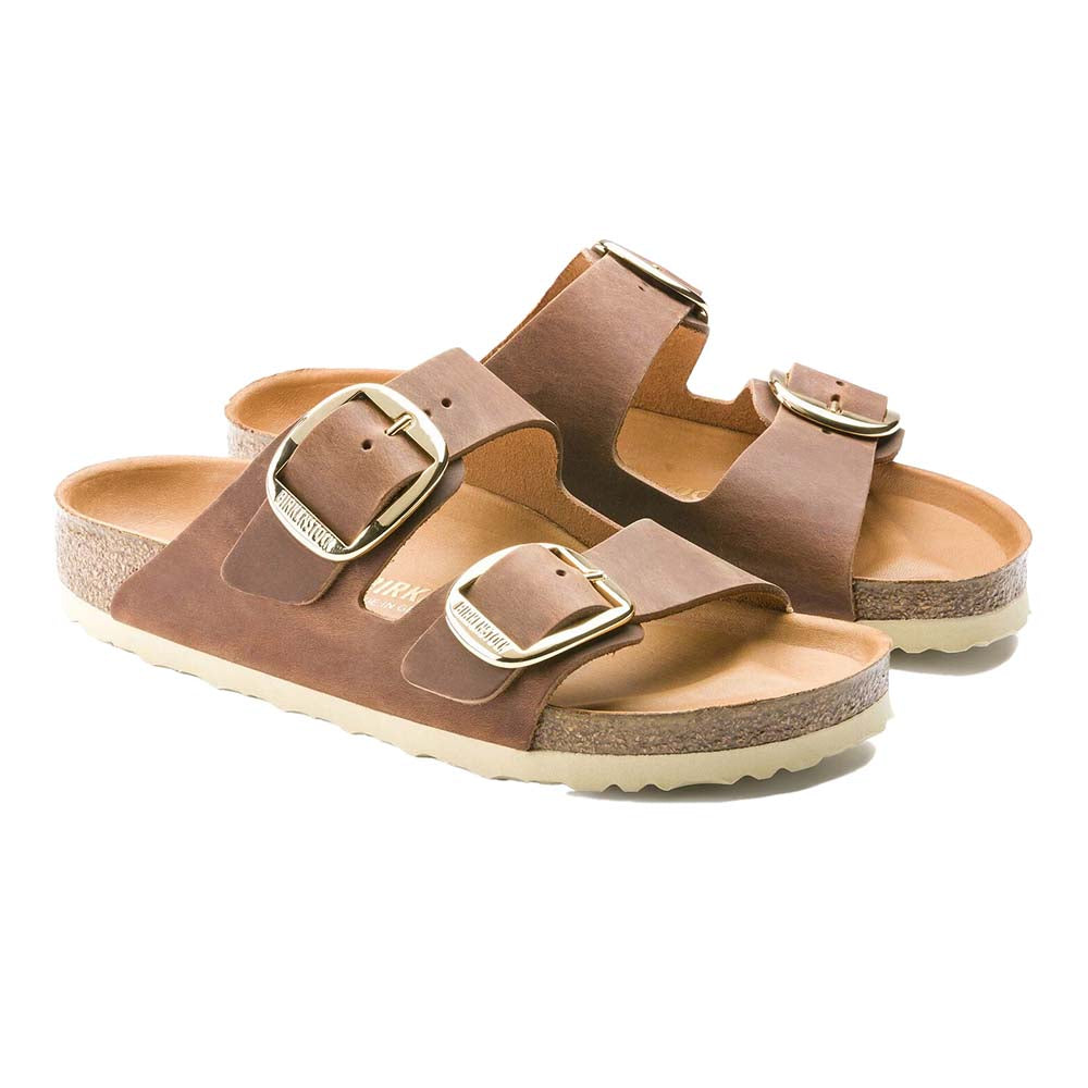 ARIZONA BIG BUCKLE OILED LEATHER COGNAC
