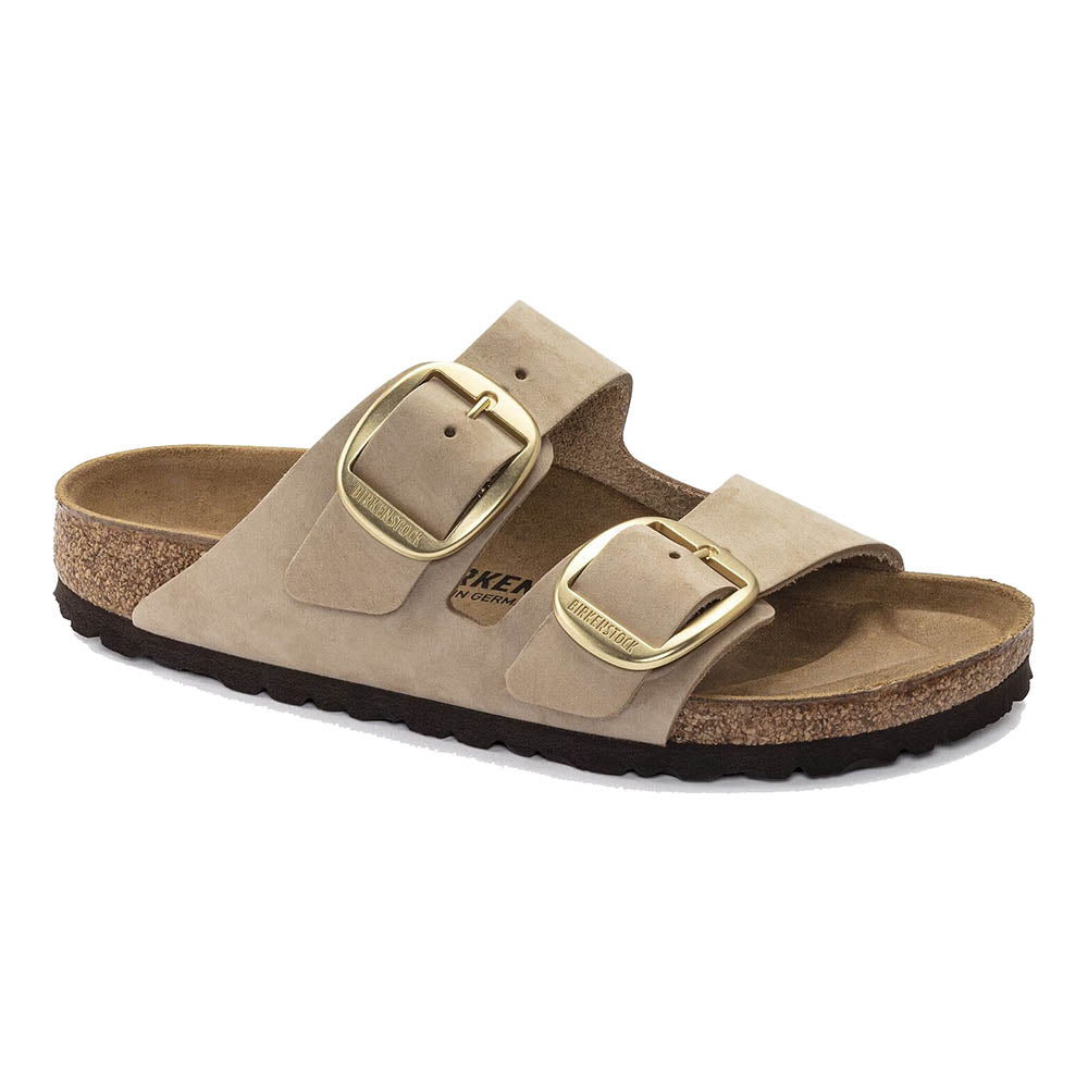 ARIZONA BIG BUCKLE NUBUCK LEATHER SANDCASTLE BEIGE