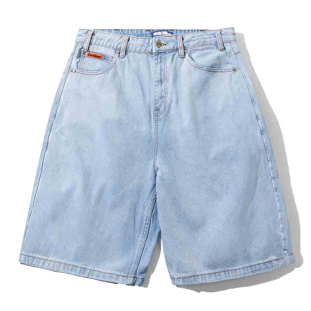 BAGGY DENIM SHORTS LIGHT BLUE
