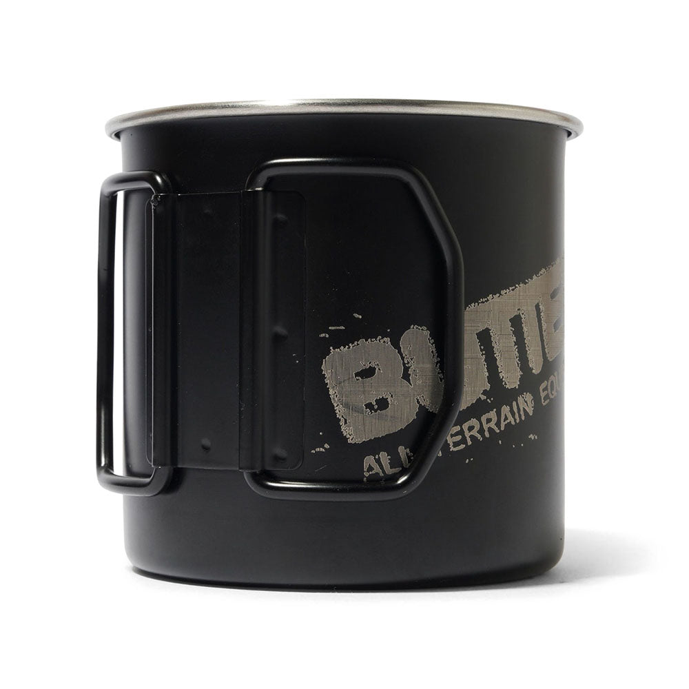 METAL MUG BLACK O/S