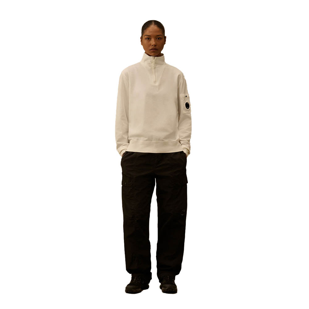 LIGHT FLEECE HALF ZIP LENS SWEATSHIRT