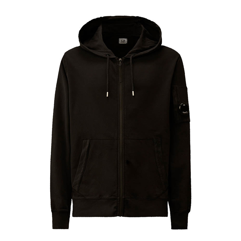 LIGHT FLEECE ZIP HOODED LENS SWEATSHIRT