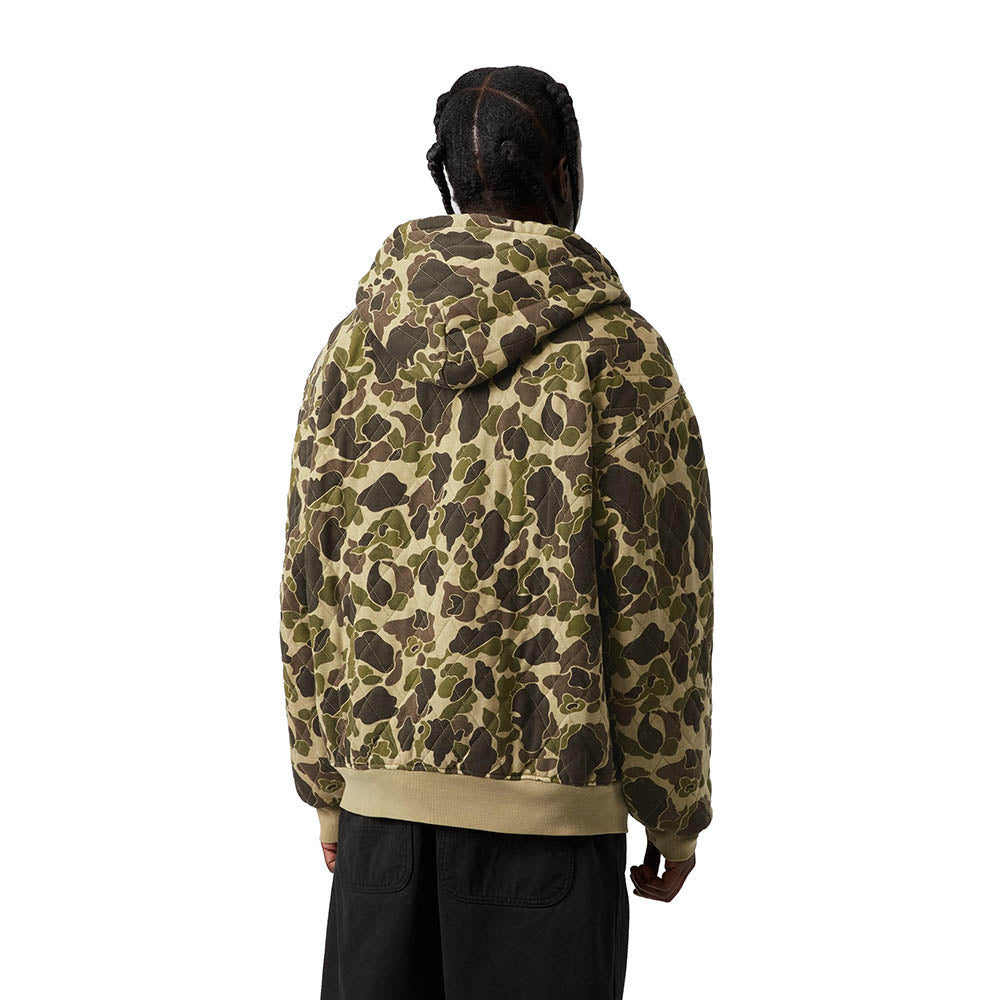 HOODED VISTA QUILTED SWEAT JACKET