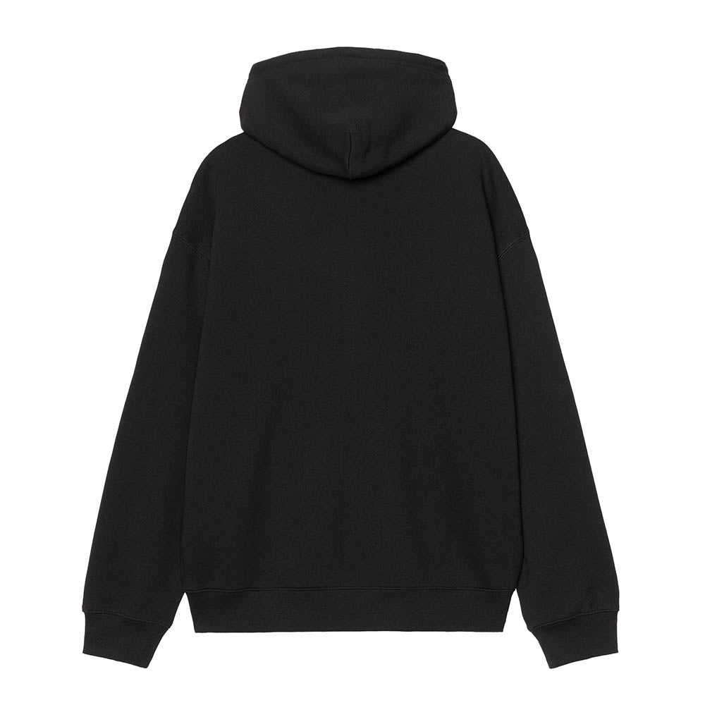 HOODED WIP LABEL SWEAT JACKET