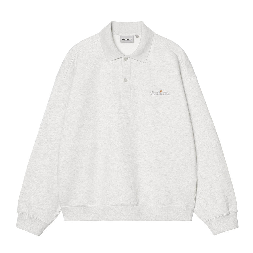 WIP LABEL POLO SWEATSHIRT