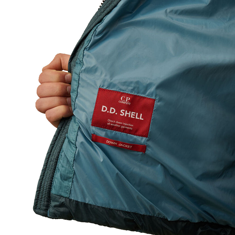 D.D. SHELL HOODED DOWN PUFFER JACKET