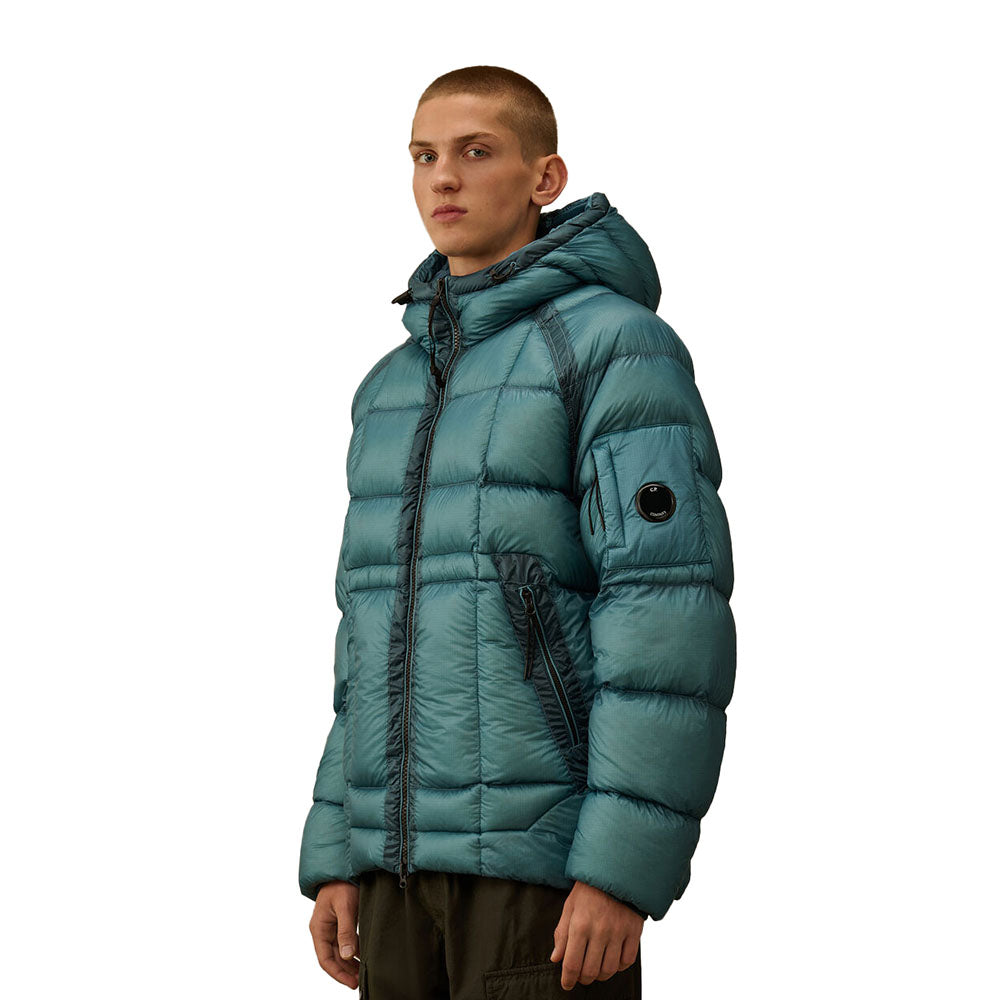 D.D. SHELL HOODED DOWN PUFFER JACKET