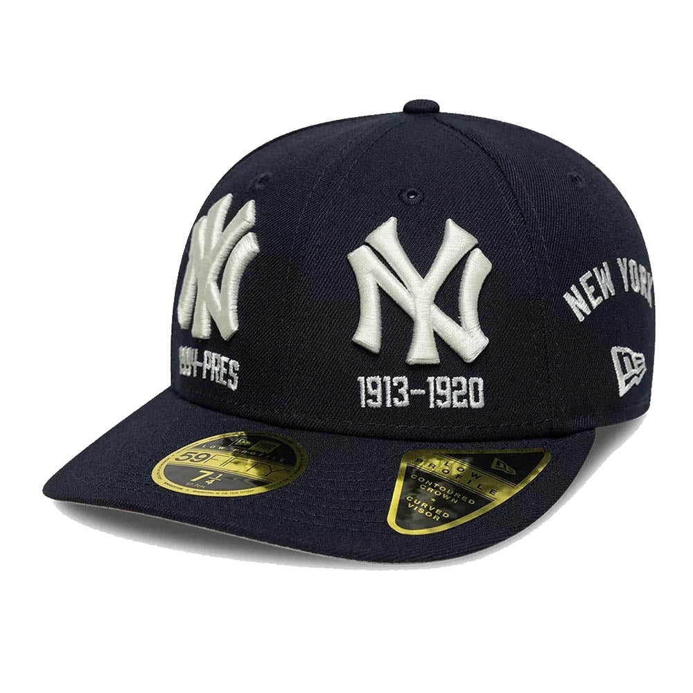 NEW YORK YANKEES MLB HISTORIC NAVY LOW PROFILE 59FIFTY CAP