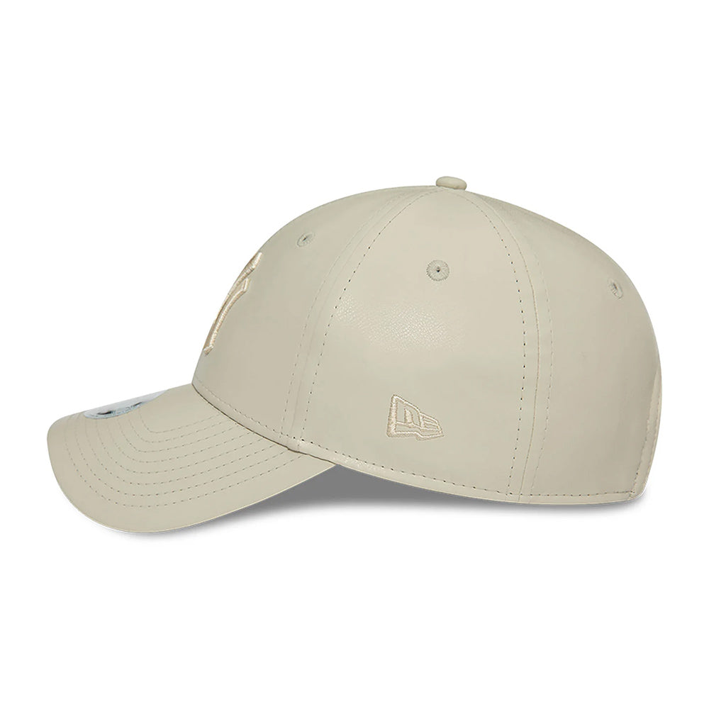 NEW YORK YANKEES FAUX LEATHER STONE 9FORTY ADJUSTABLE CAP