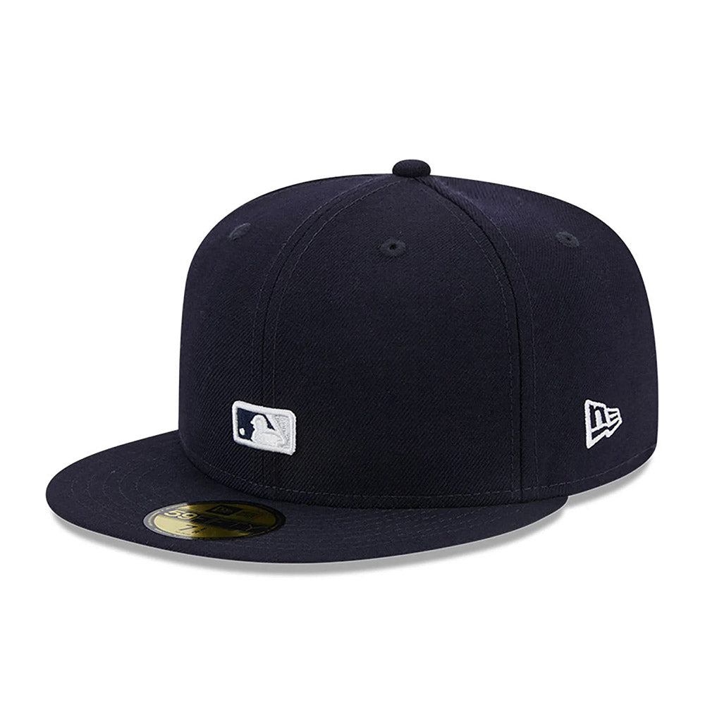 NEW YORK YANKEES REVERSE LOGO NAVY 59FIFTY FITTED CAP