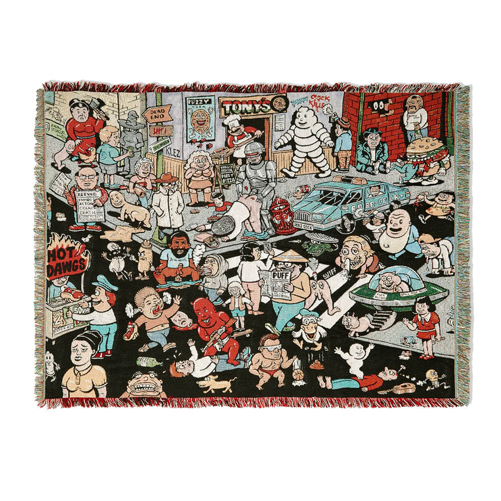 THROW BLANKET STREET CORNER