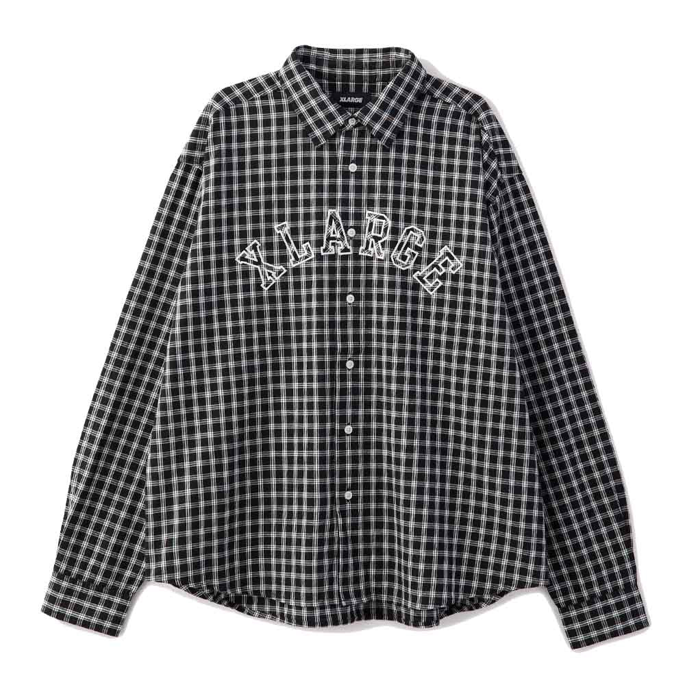 PATCH LOGO PLAID L/S SHIRT