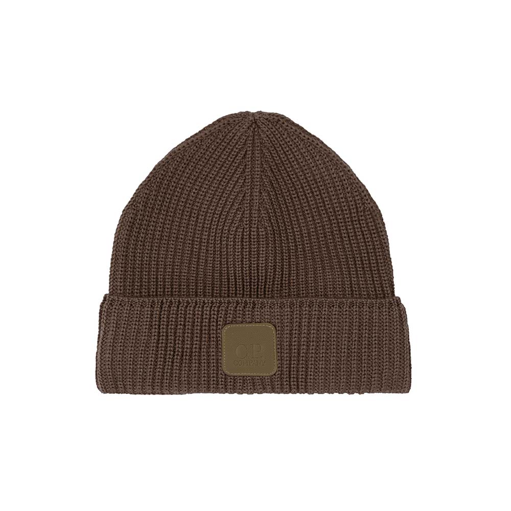METROPOLIS SERIES MÉRINOS WOOL LOGO BEANIE
