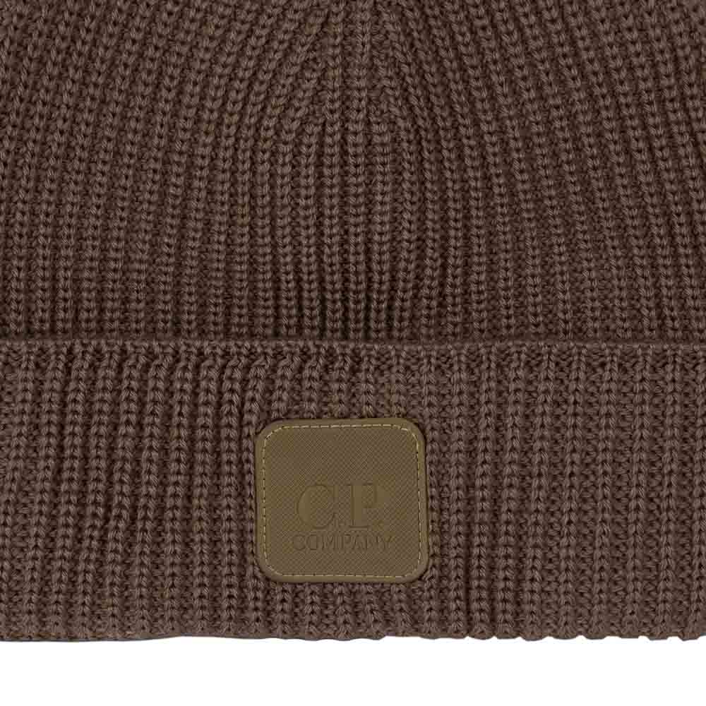 METROPOLIS SERIES MÉRINOS WOOL LOGO BEANIE