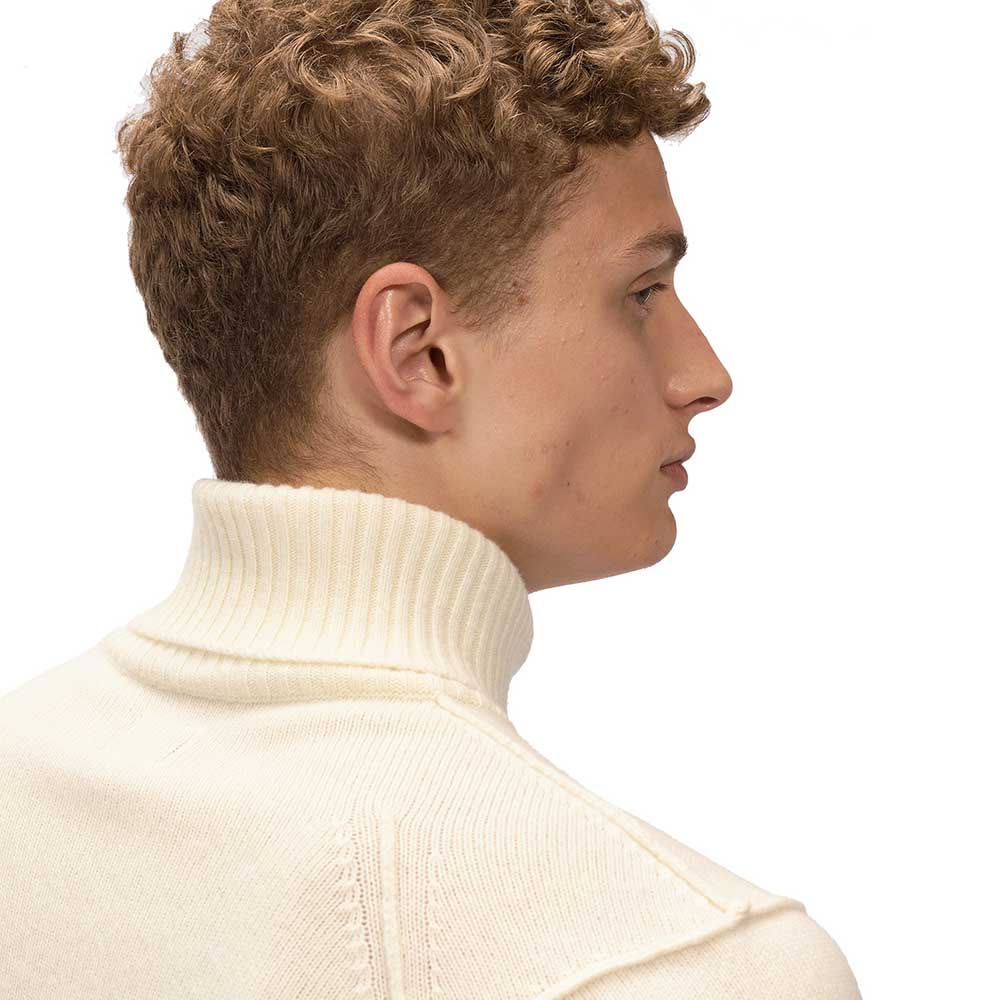 LAMBSWOOL ROULEAU NECK JUMPER