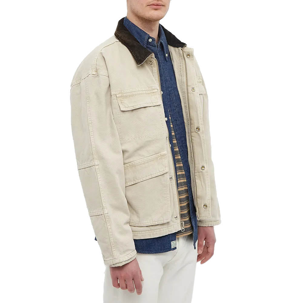 WASHED CANVAS SHOP JACKET