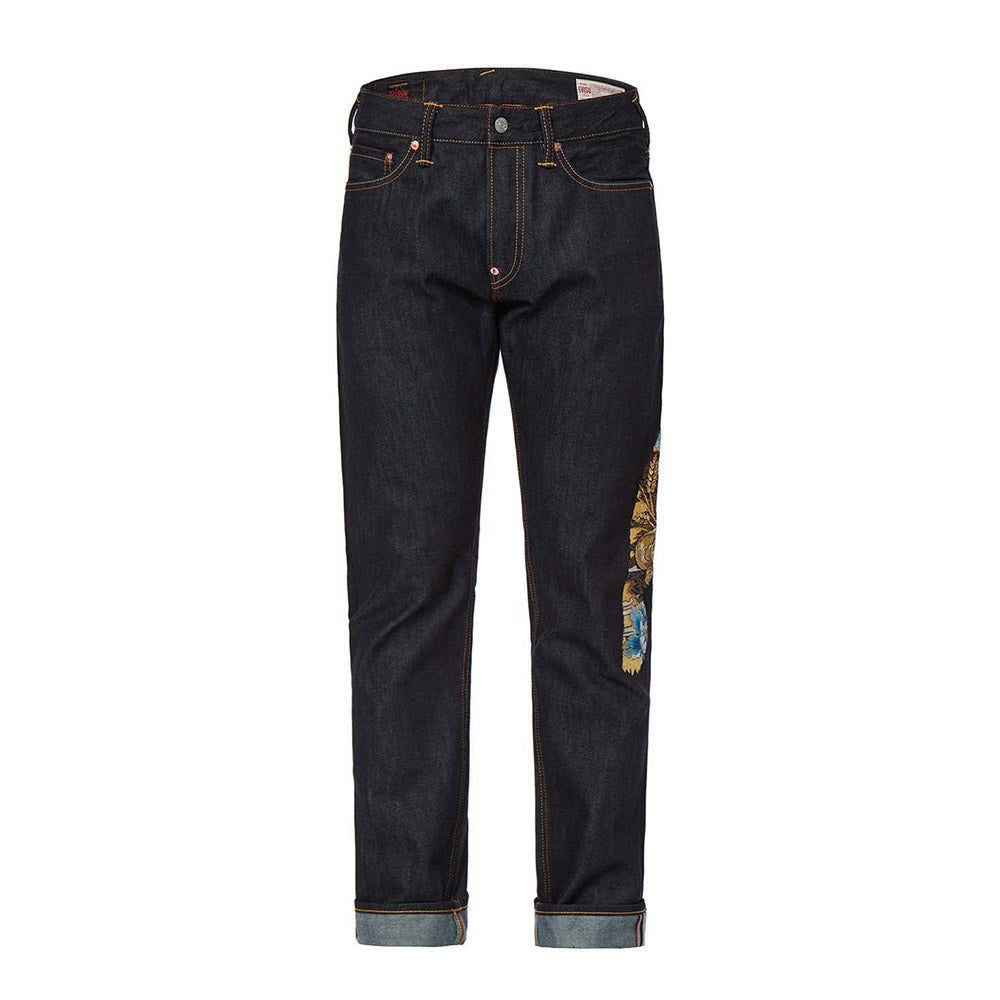 KOMAINU DAICOCK 3D EMBROIDERY CARROSSE FIT JEANS #2017