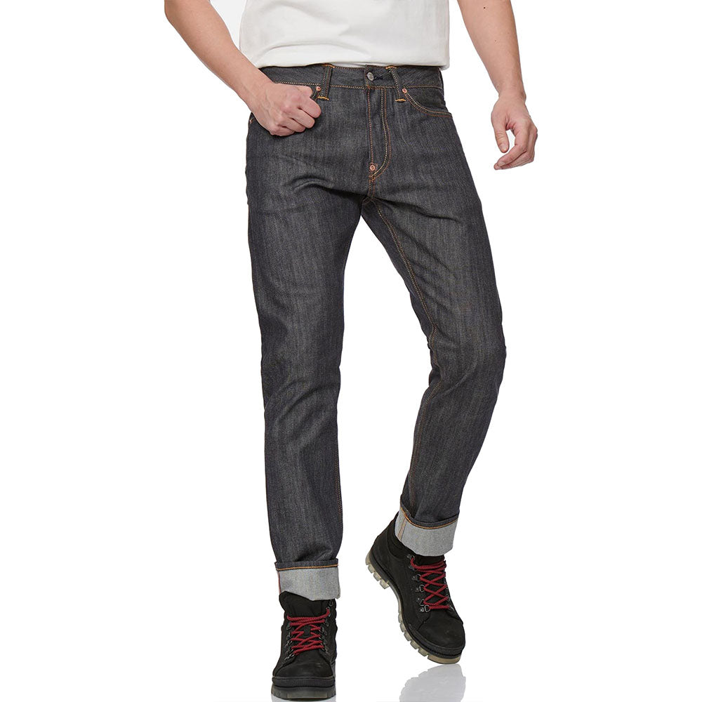 DAICOCK PRINT WITH EMBROIDERED KAMON CARROSSE FIT JEANS #2017