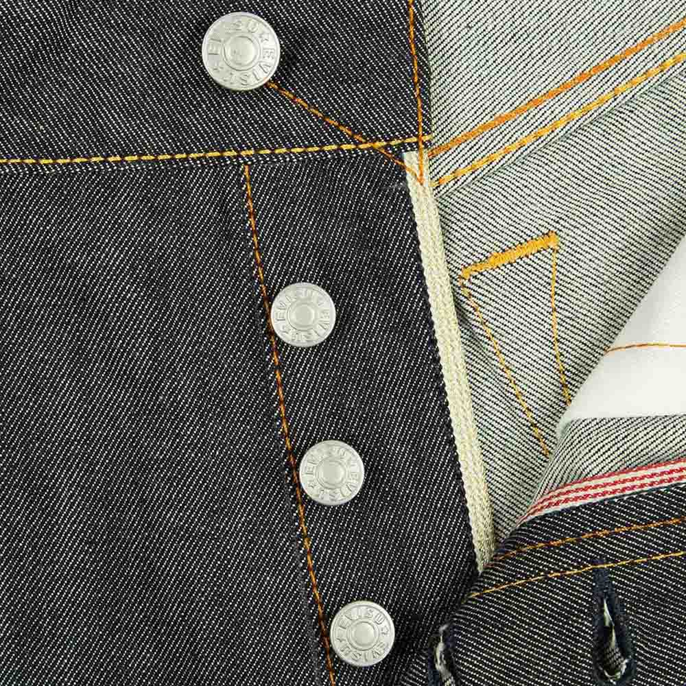 DAICOCK PRINT WITH EMBROIDERED KAMON CARROSSE FIT JEANS #2017