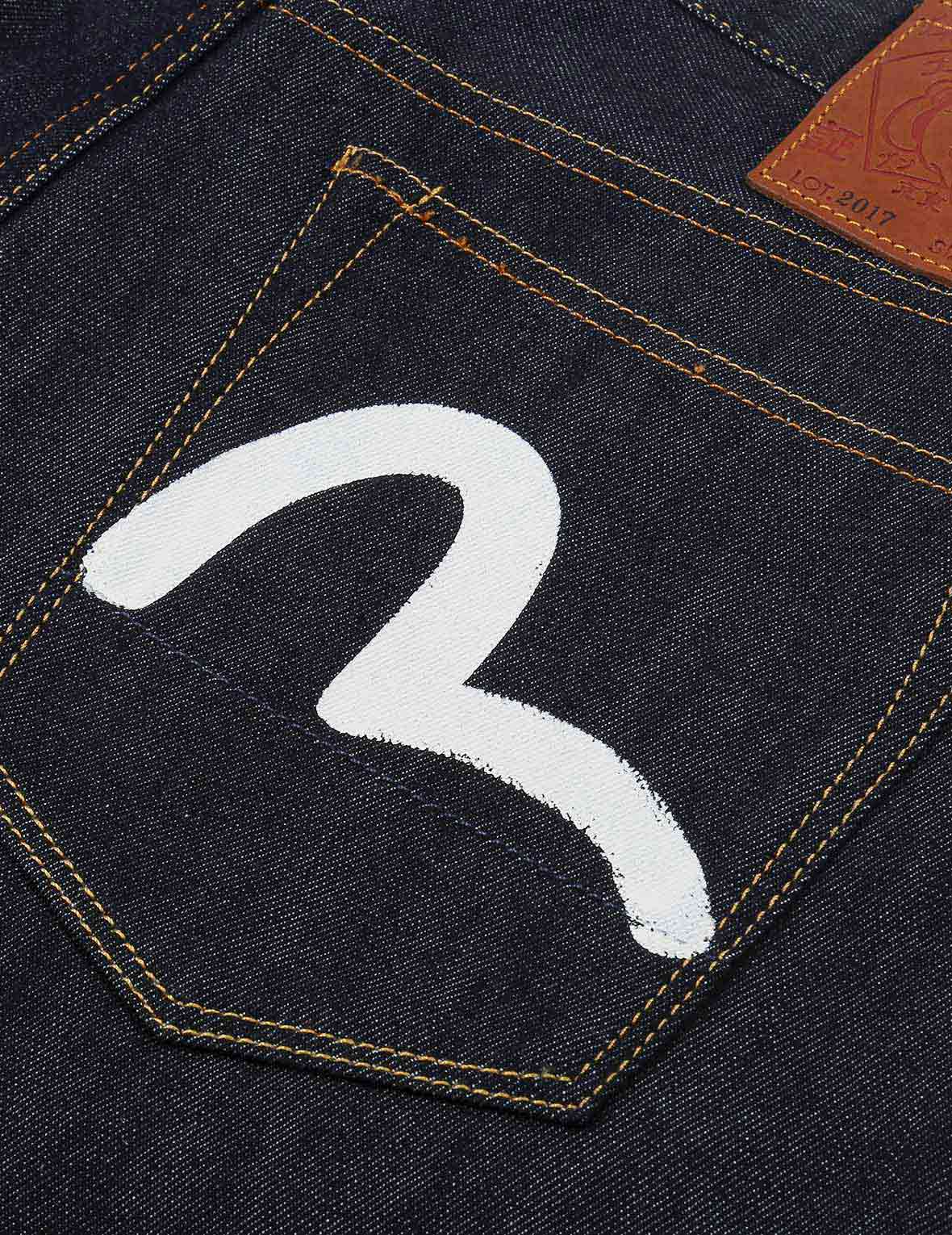 OFF-WHITE SEAGULL CARROSSE FIT RAW DENIM JEANS #2017