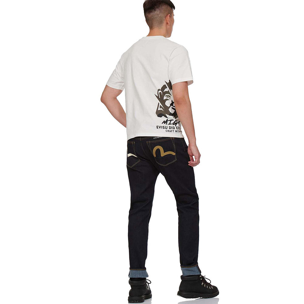 DUO-COLOR SEAGULL CARROSSE FIT JEANS #2017