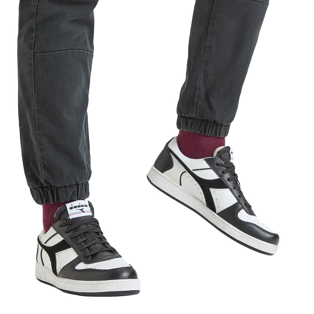 MAGIC BASKET LOW ICONE
CUIR