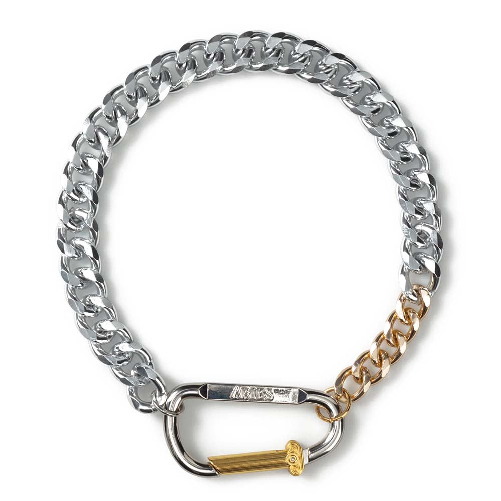 COLONNE CARABINER SILVER NECKLACE