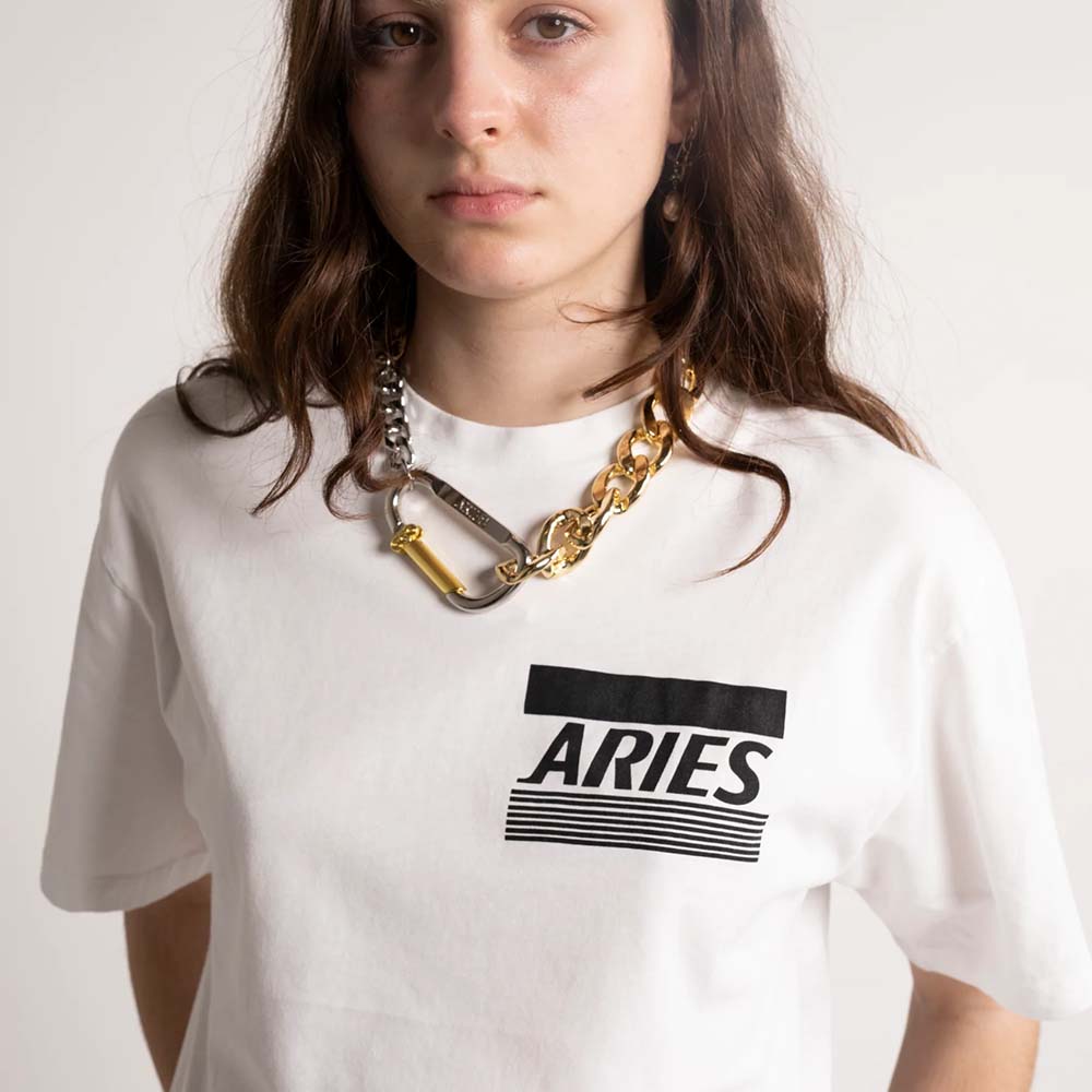 COLONNE CARABINER GOLD CHUNKY NECKLACE