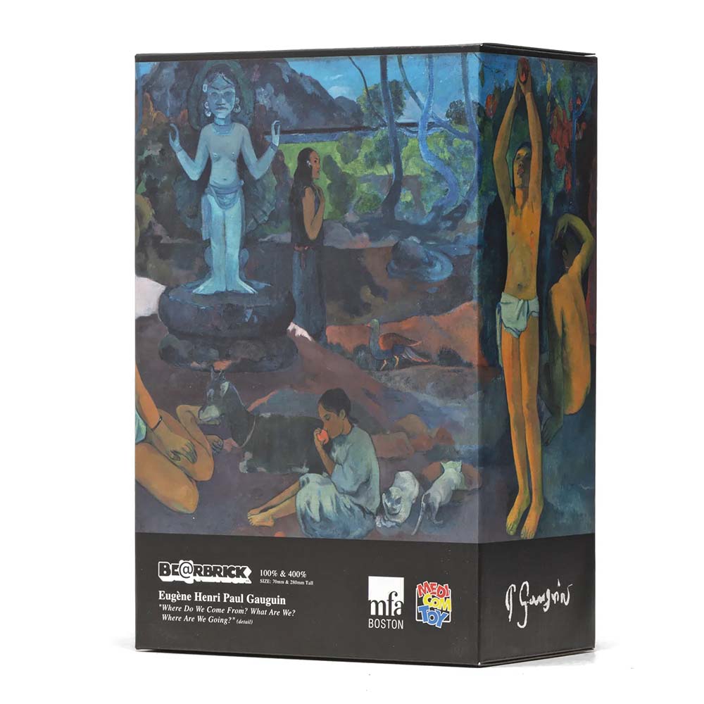BEARBRICK 1000% GAUGUIN WHERE DO WE COMMENT FROM ? WHAT ARE WE ? WHERE ARE WE GOING ?