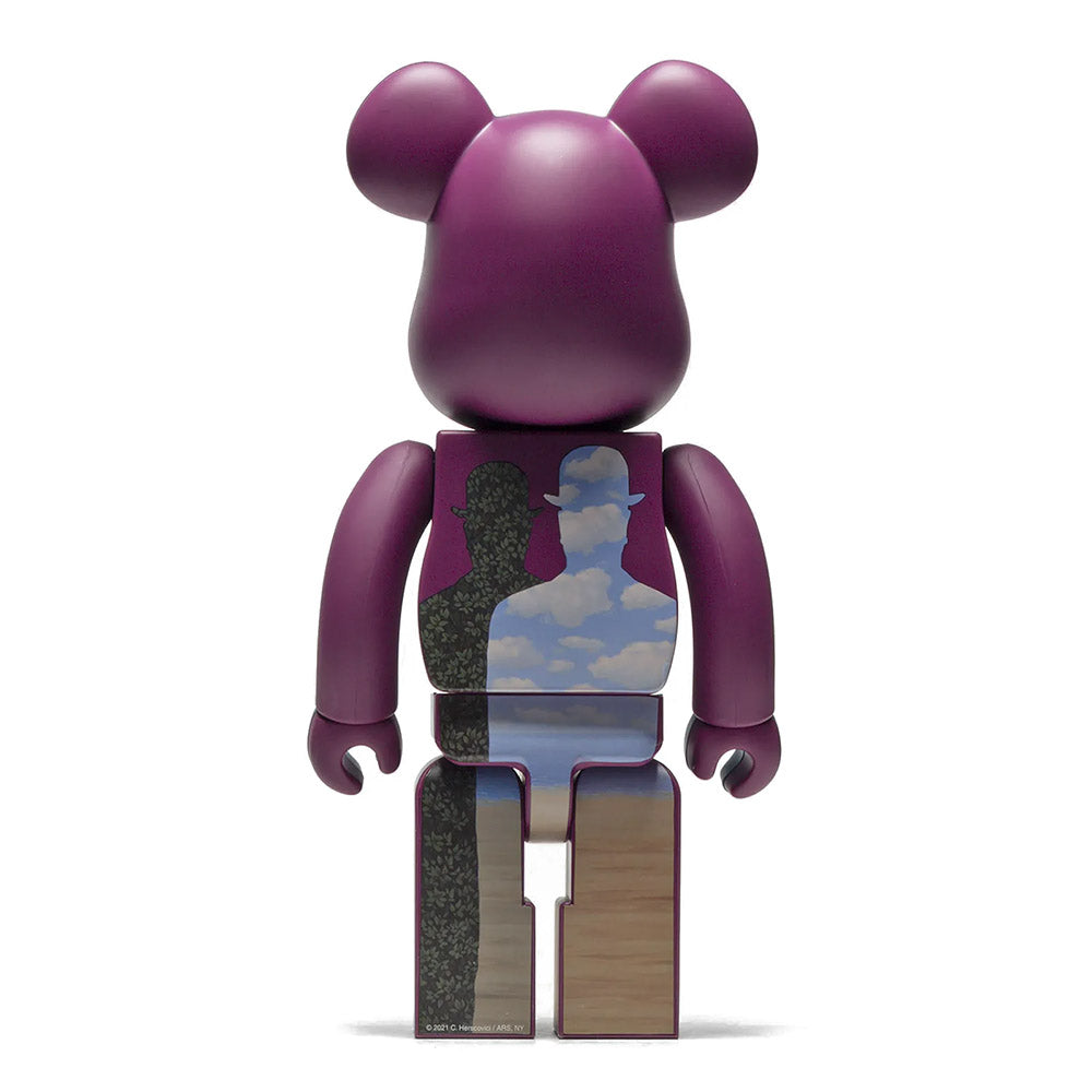 BEARBRICK 1000% MAGRITTE L'OISEAU DE CIEL / LA BELLE SOCIÉTÉ
