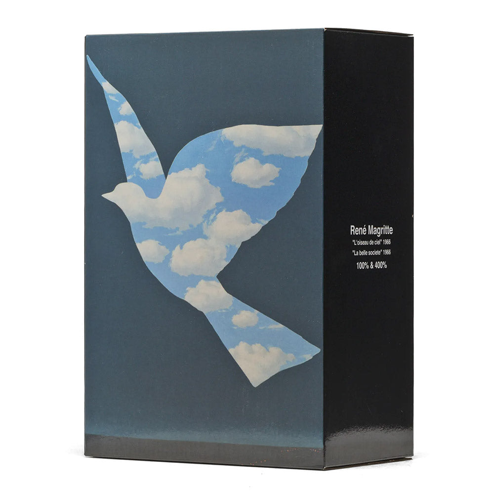 BEARBRICK 1000% MAGRITTE L'OISEAU DE CIEL / LA BELLE SOCIÉTÉ