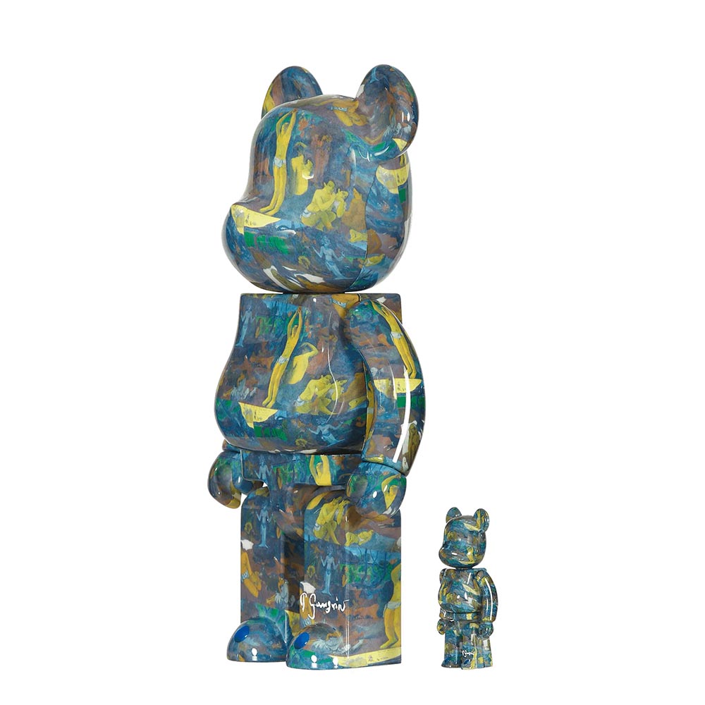 BEARBRICK 400% GAUGUIN WHERE DO WE COMMENT FROM ? WHAT ARE WE ? WHERE ARE WE GOING ? 2-PACK