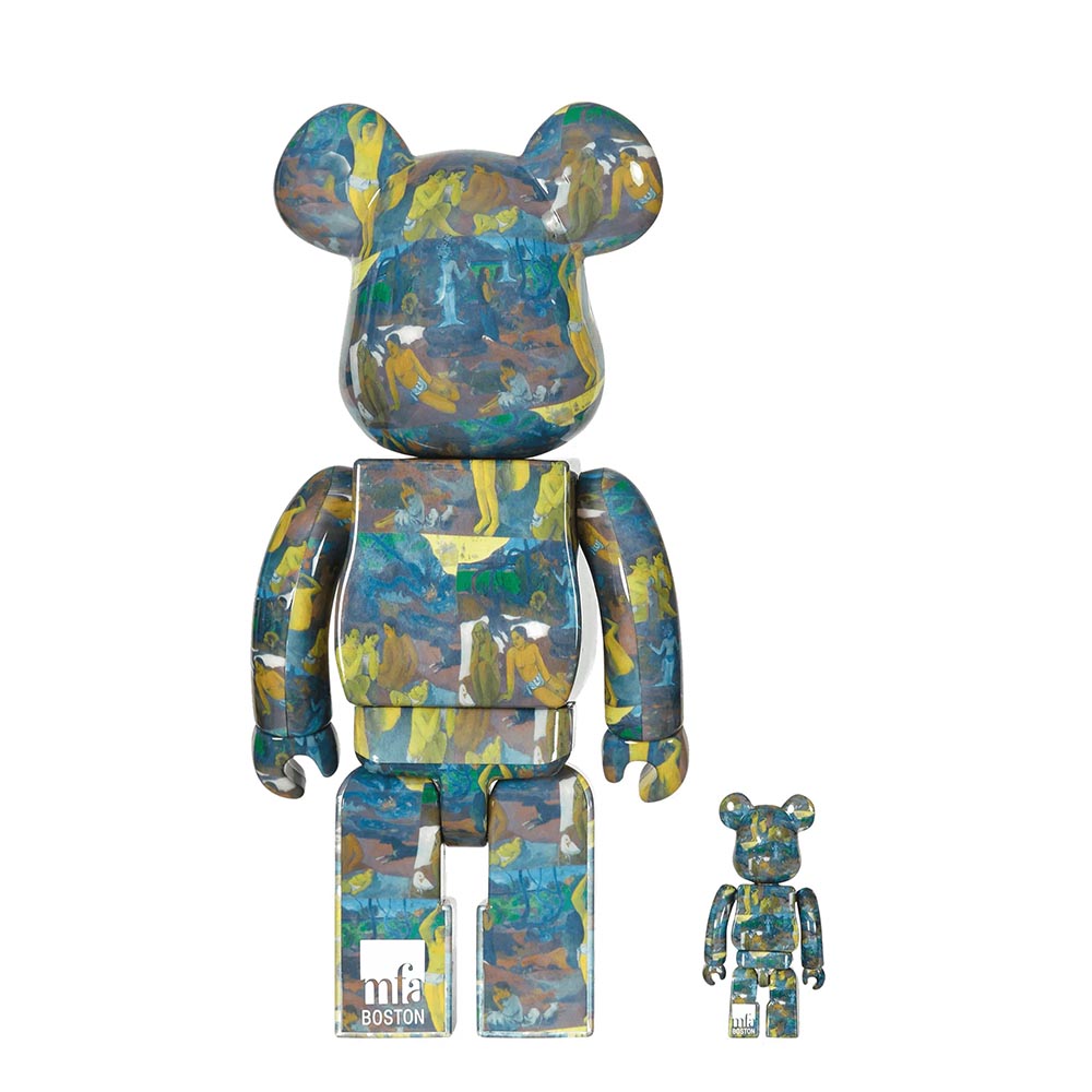 BEARBRICK 400% GAUGUIN WHERE DO WE COMMENT FROM ? WHAT ARE WE ? WHERE ARE WE GOING ? 2-PACK