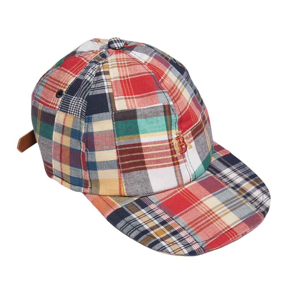 PATCHWORK MADRAS BASEBALL HAT