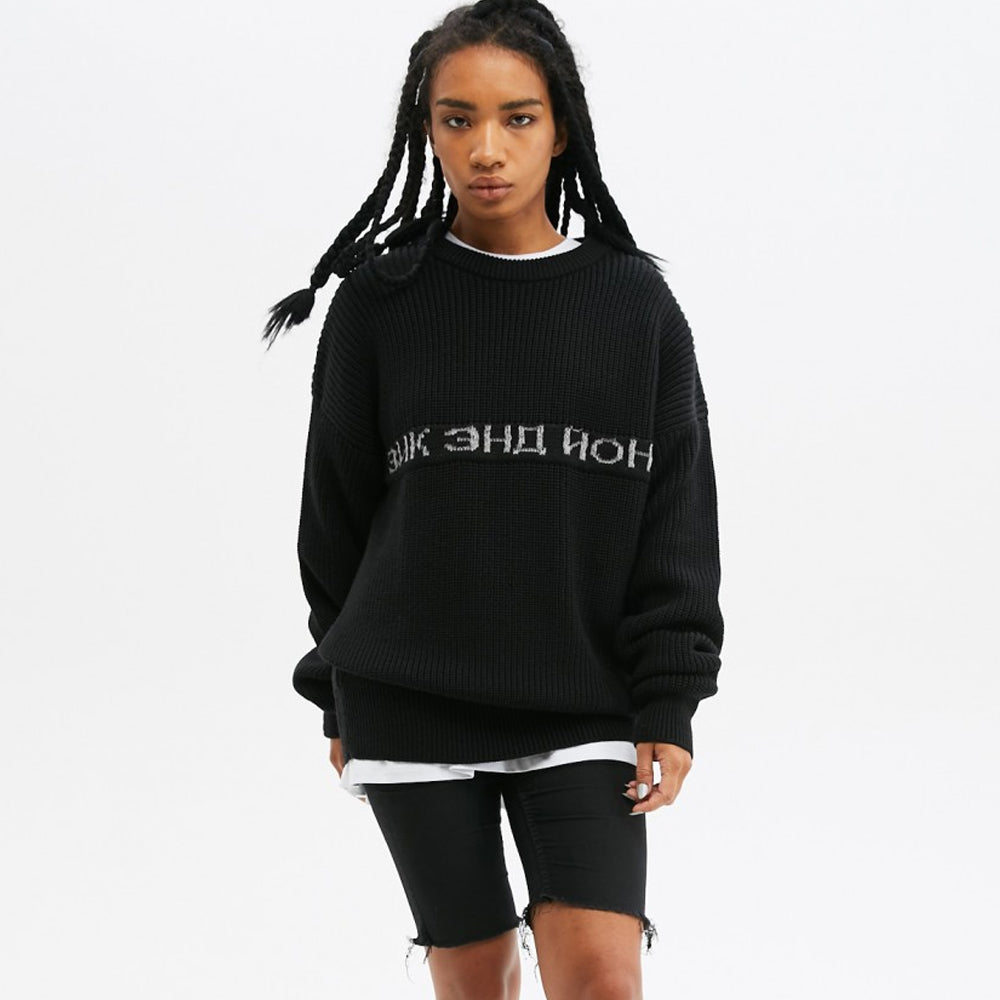 RUS LOGO SWEATER