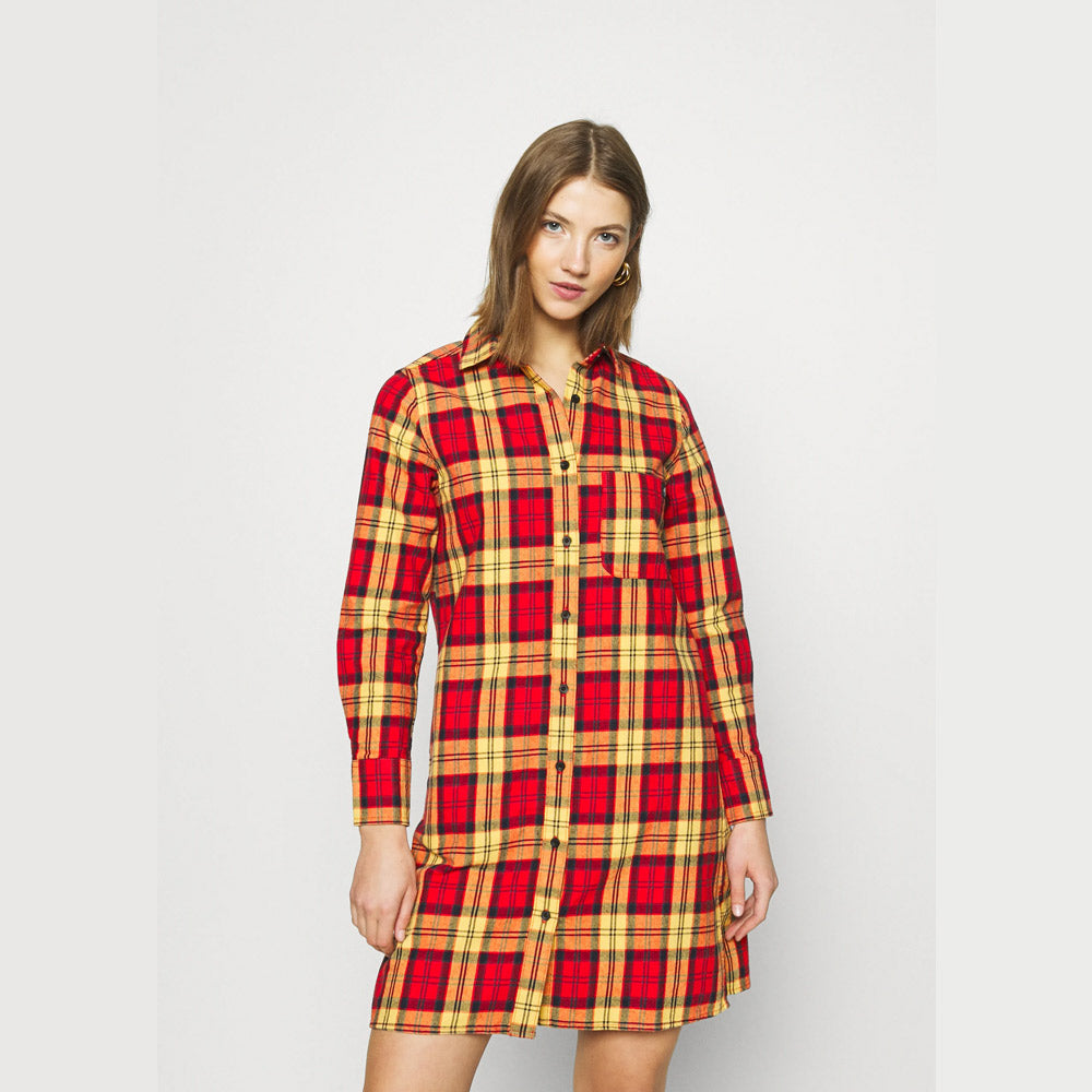 NEW IBERIA DRESS FIERY RED