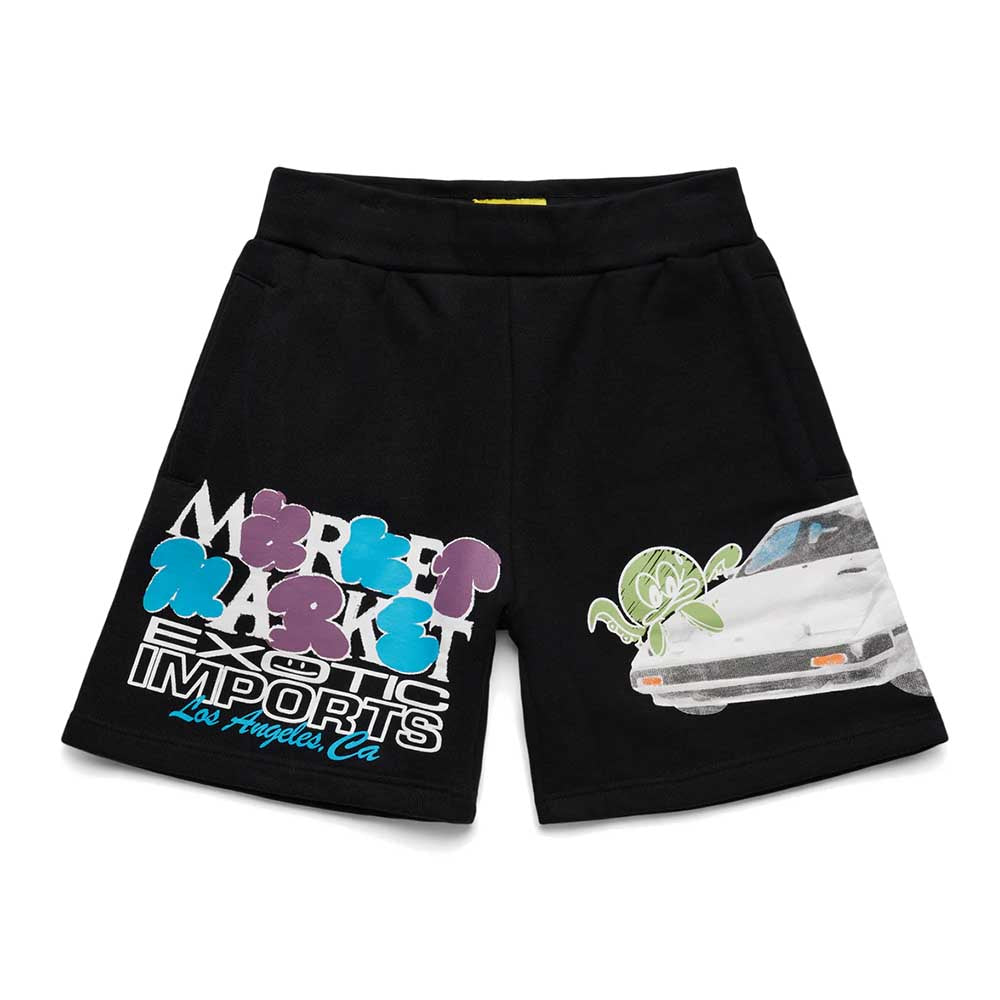 MARCHÉ EXOTIQUE VOITURE SWEATSHORTS