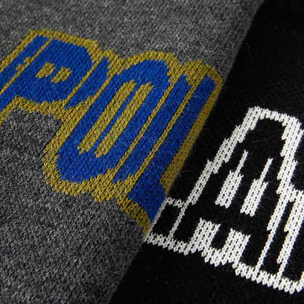 EARTHQUAKE LOGO KNIT SWEATER