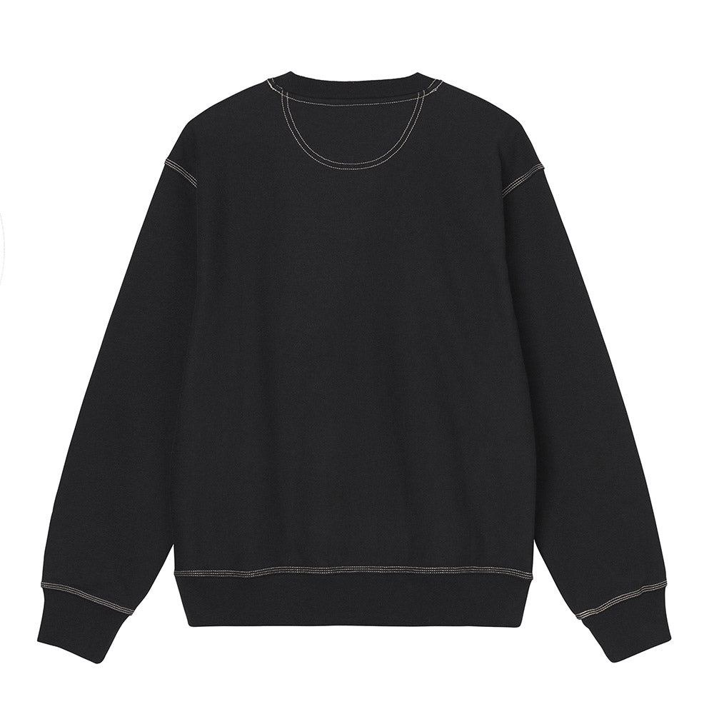 CONTRAST STITCH LABEL CREW