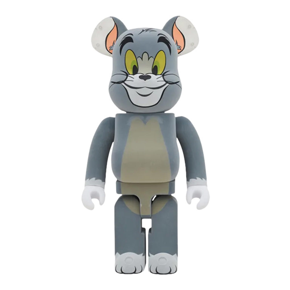 BEARBRICK 1000% TOM ET JERRY FLOCKED TOM
