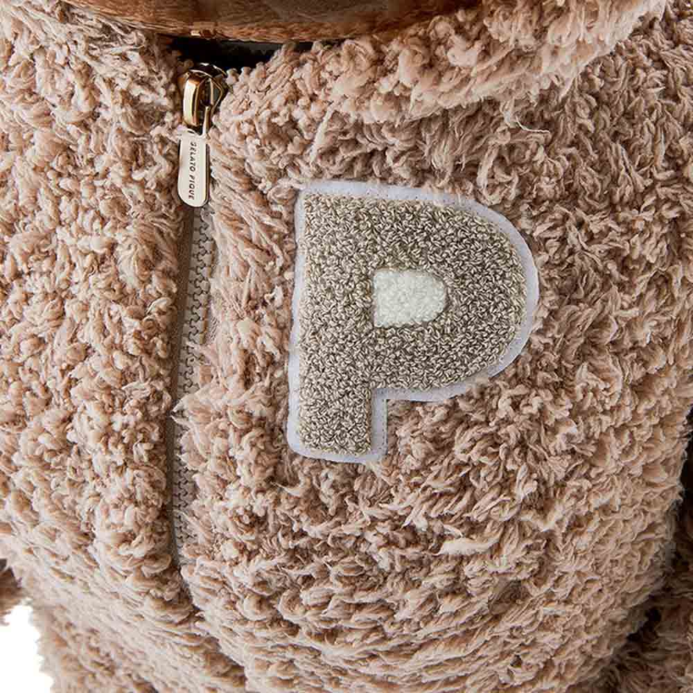 BEARBRICK 1000% CRÈME GLACÉE PIQUE PAJAMAS BEIGE