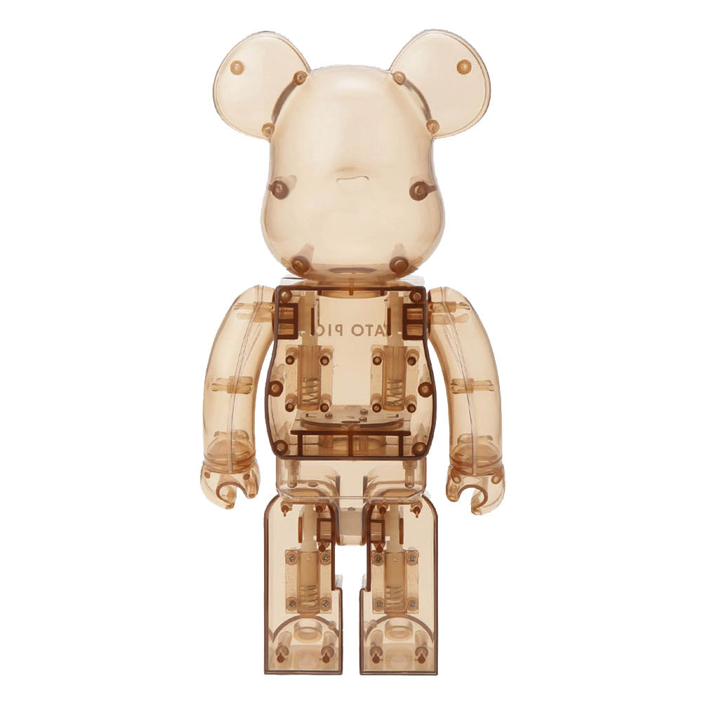 BEARBRICK 1000% CRÈME GLACÉE PIQUE PAJAMAS BEIGE
