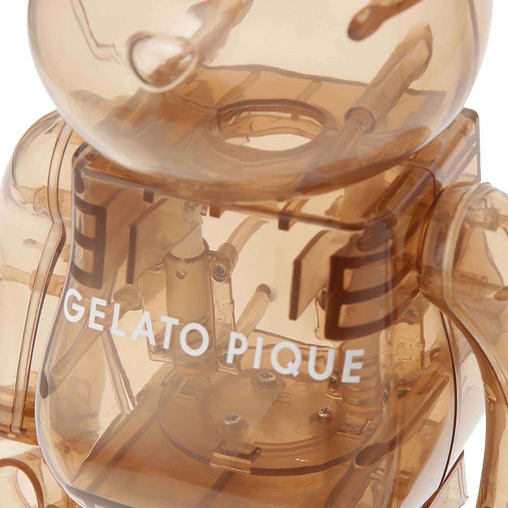 BEARBRICK 1000% CRÈME GLACÉE PIQUE PAJAMAS BEIGE