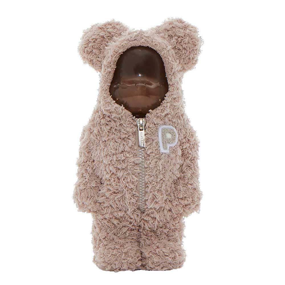 BEARBRICK 400% CRÈME GLACÉE PIQUE PAJAMAS BEIGE